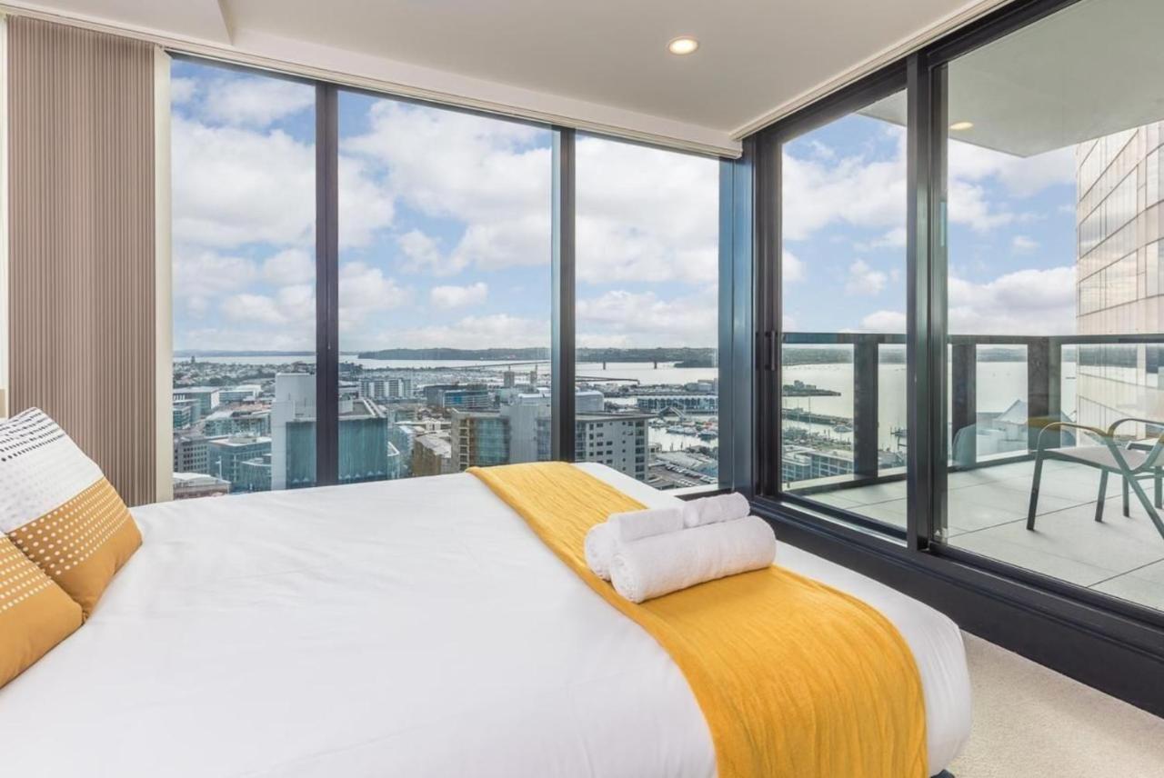 Magnificent Skytower, Sea, Habour View In Cbd Lägenhet Auckland Exteriör bild